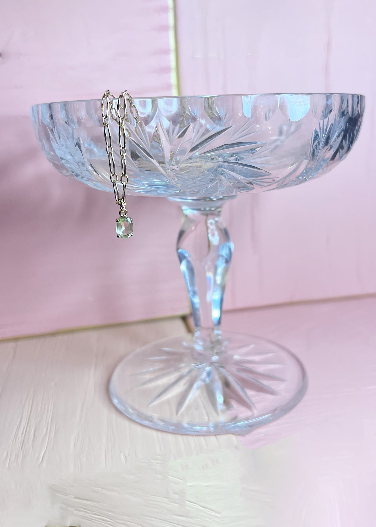 Valentine Anhänger mit Lemonquarz - vergoldet