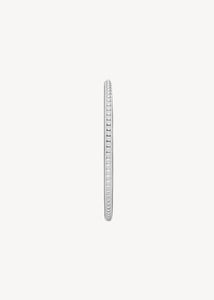 Store hoop øreringe til charms i 925 eco sterling sølv med antikt inspireret mønster, perfekt gave til hende og gave til konfirmanden 