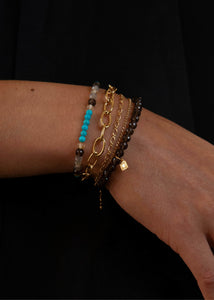 Wave Armband - vergoldet
