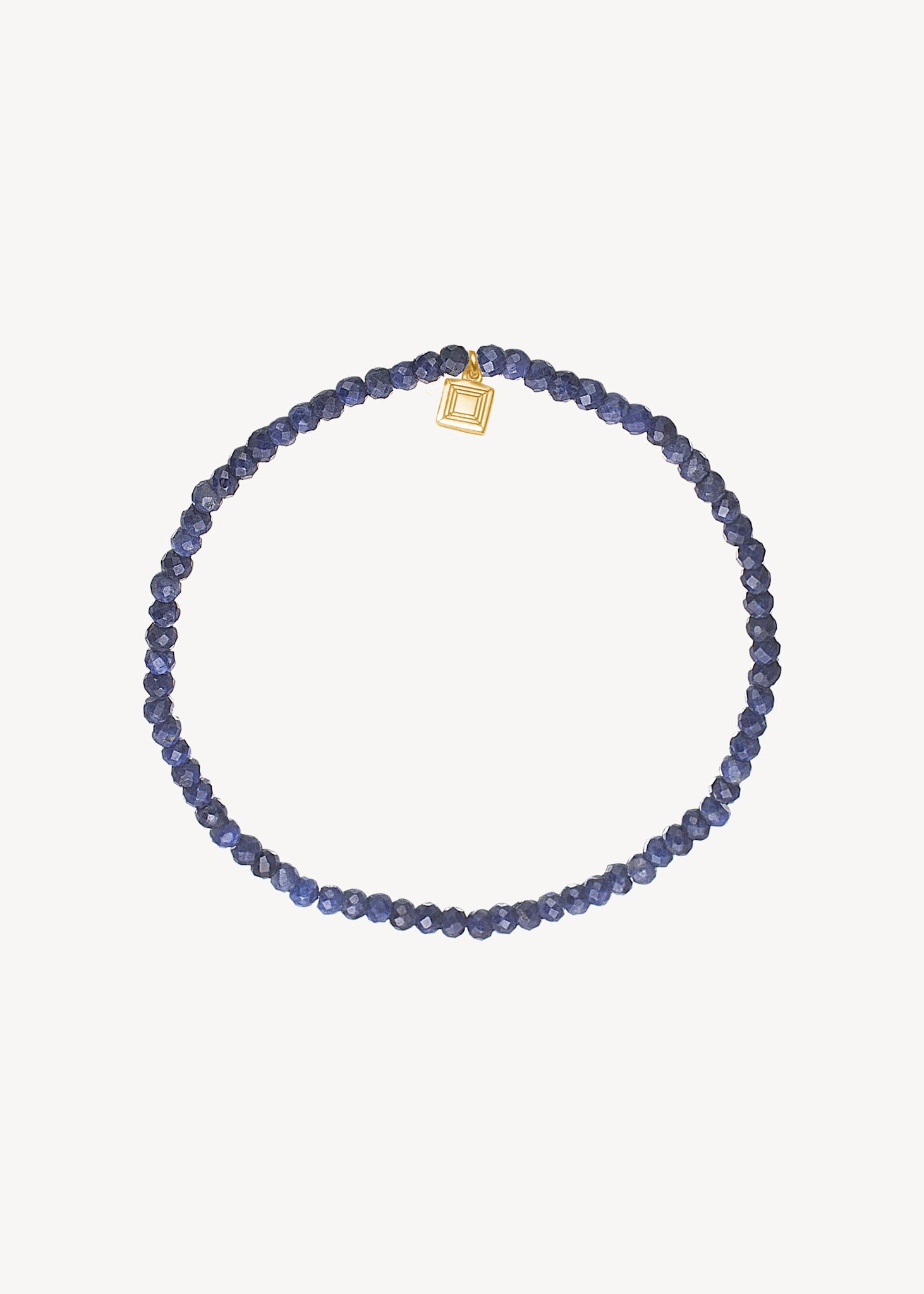 Savannah Armband mit Saphir - vergoldet