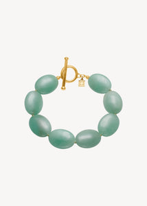 Dragee Maxi Armband mit Aventurin - vergoldet