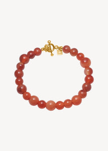 Ines Armband mit Carneol - vergoldet