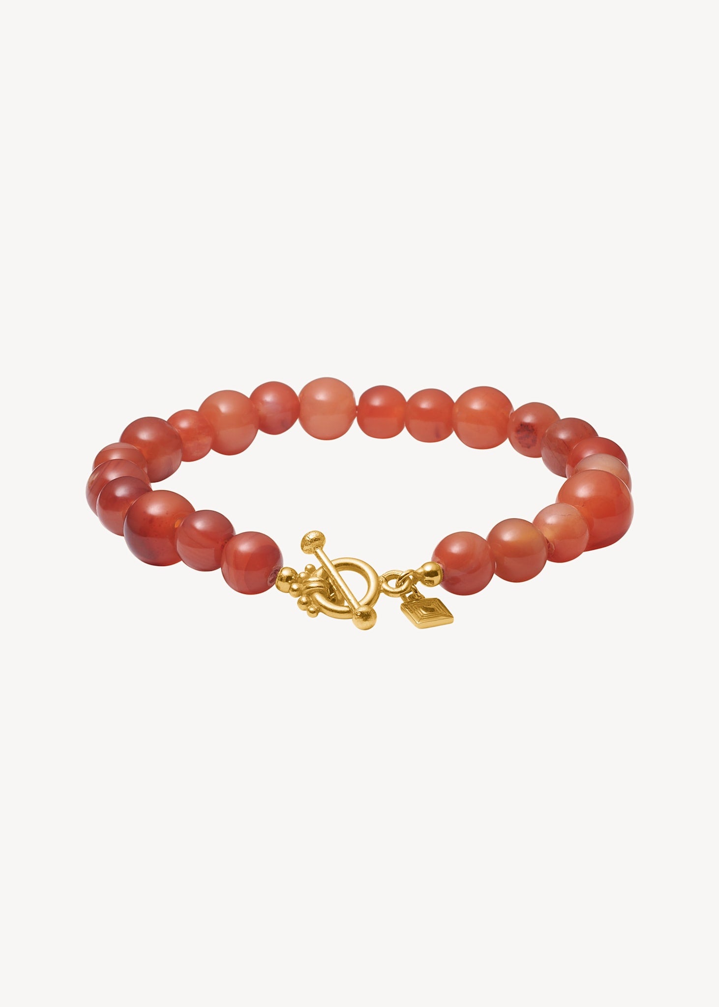 Ines Armband mit Carneol - vergoldet