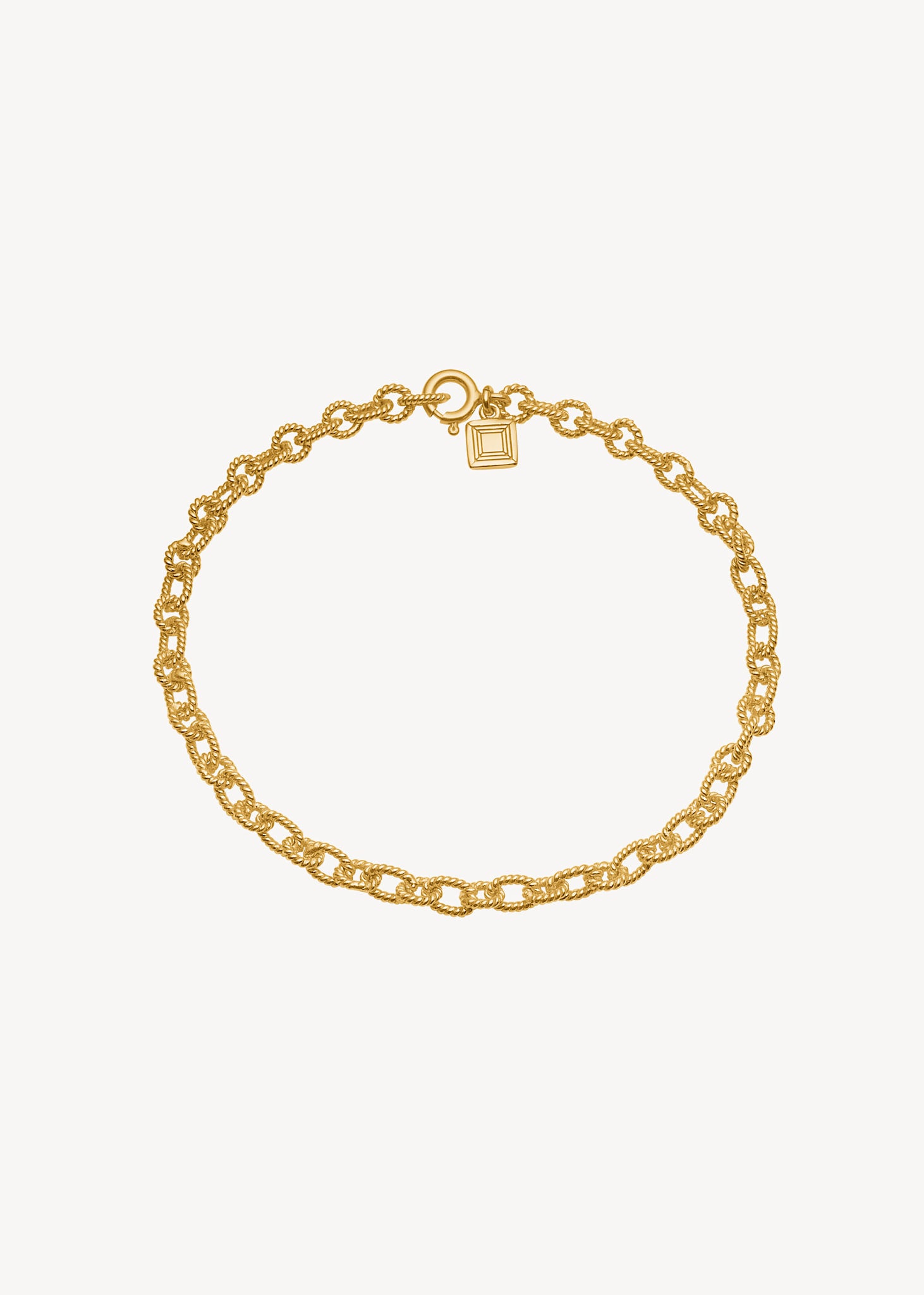 Rope armband - vergoldet