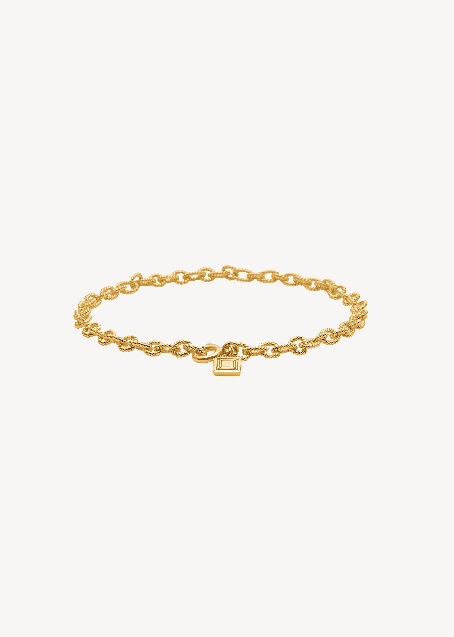 Rope armband - vergoldet