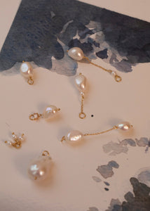 Mazu charm mit Perle - vergoldet