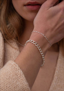 Wave Armband - Silber