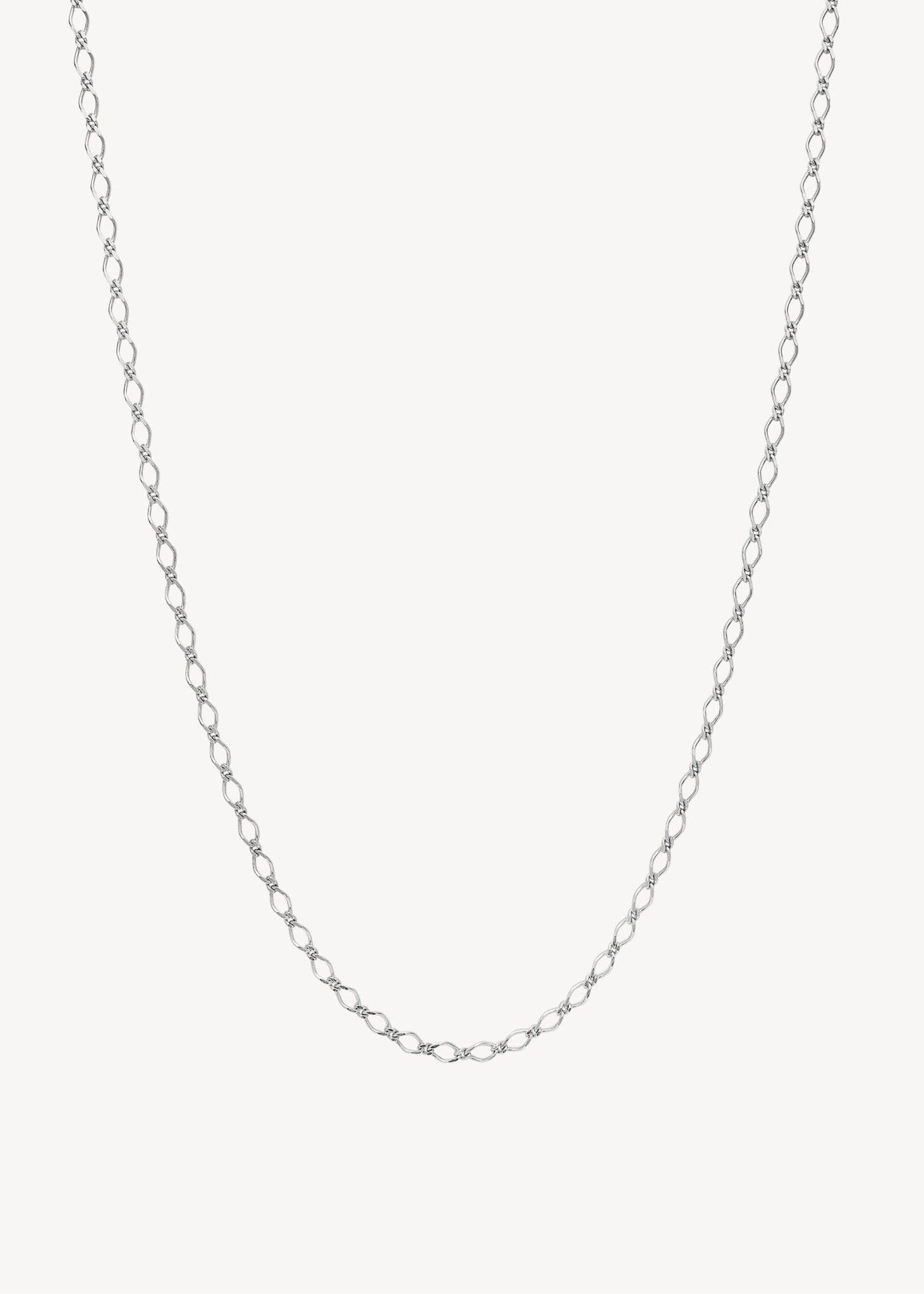 Wave Halskette 42+2cm - Silber