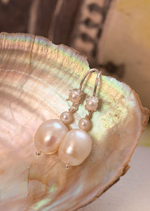 Evie Ohrringe mit Perle - Silber