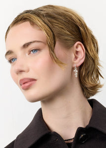 Bloom charm mit Perle 1 stk - Silber