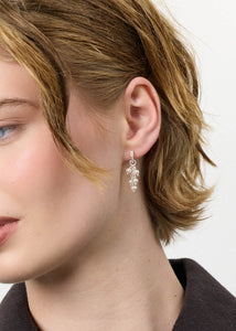Bloom charm mit Perle 1 stk - Silber