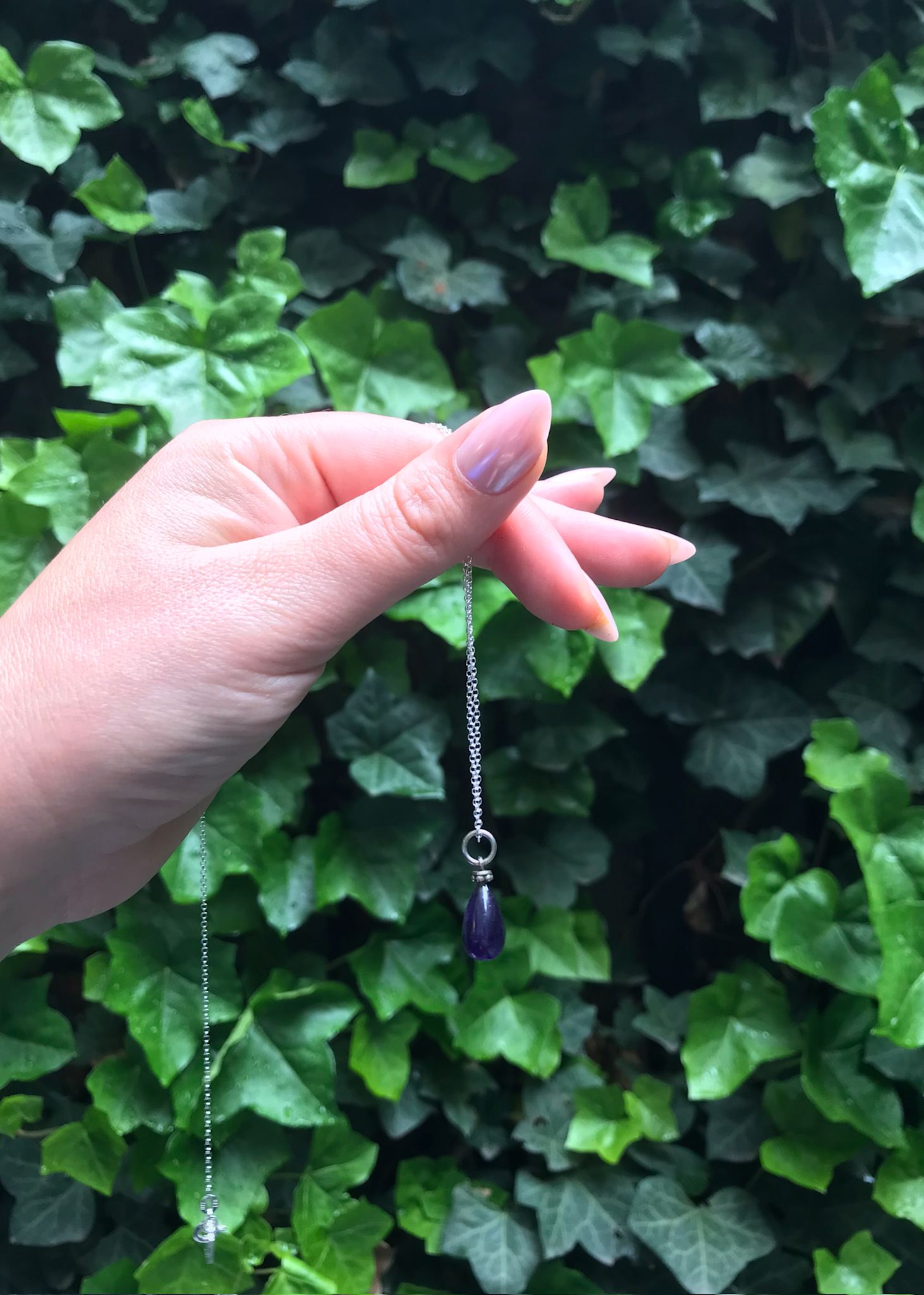 Evergreen Anhänger mit Amethyst - Silber