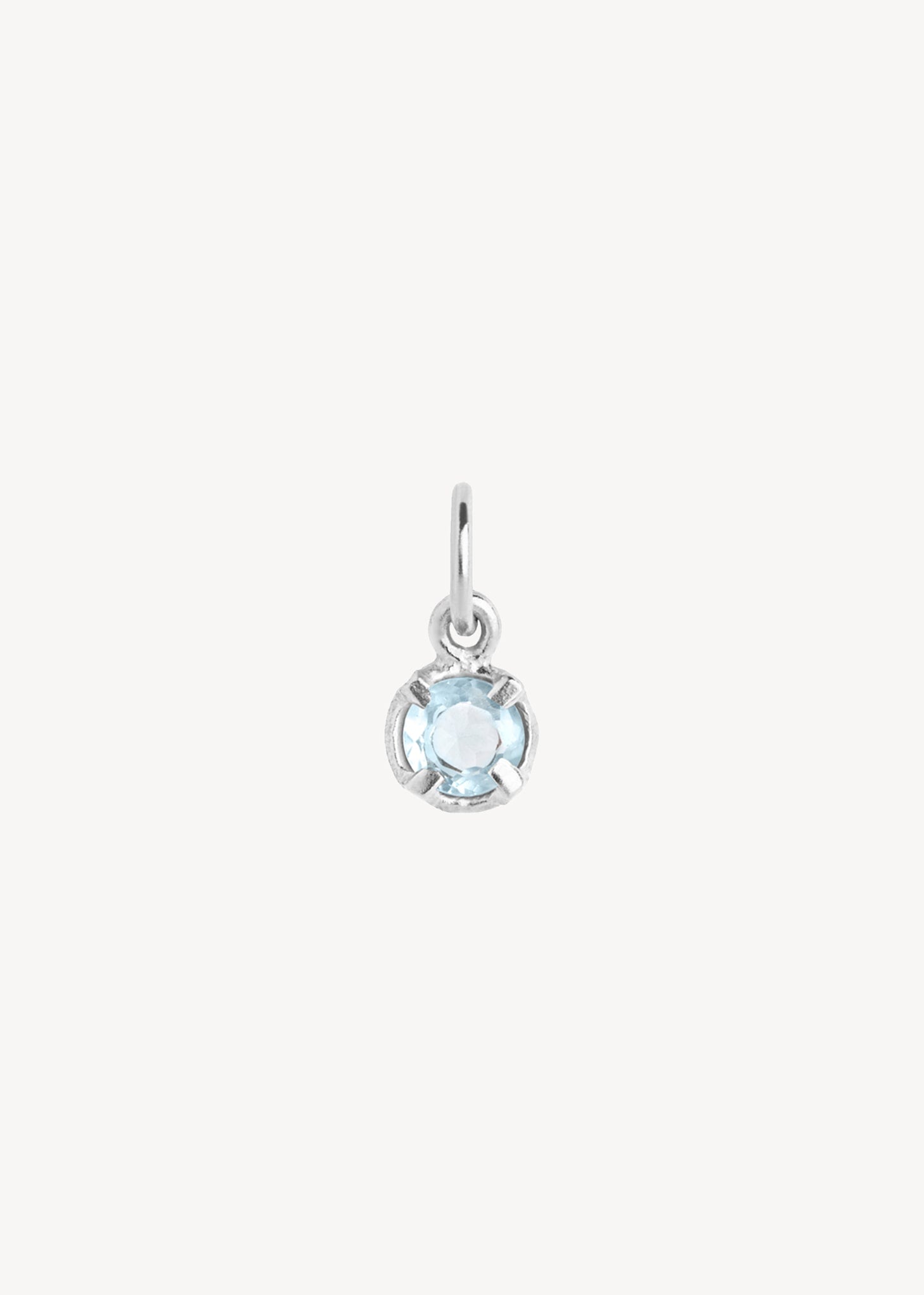 Gem Anhänger mit Blauem Topas - Silber