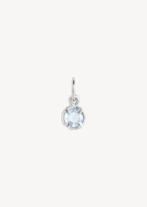 Gem Anhänger mit Blauem Topas - Silber