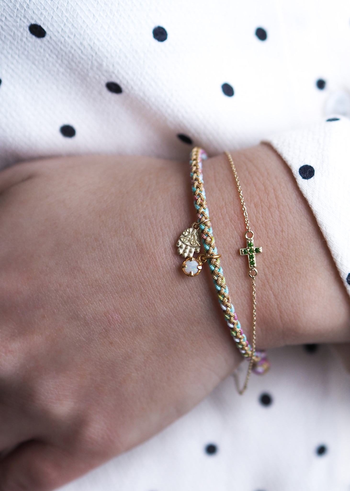 Gem Anhänger mit Weißem Opal - Silber