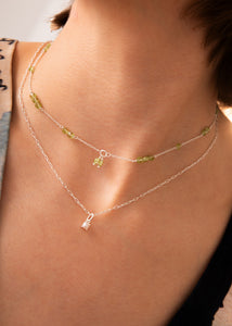 Lulu Anhänger mit Perle - Silber