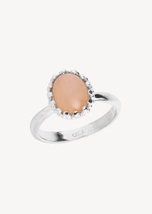 Lana ring mit Sandmondstein - Silber