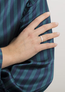 Pinstripe ring - Silber