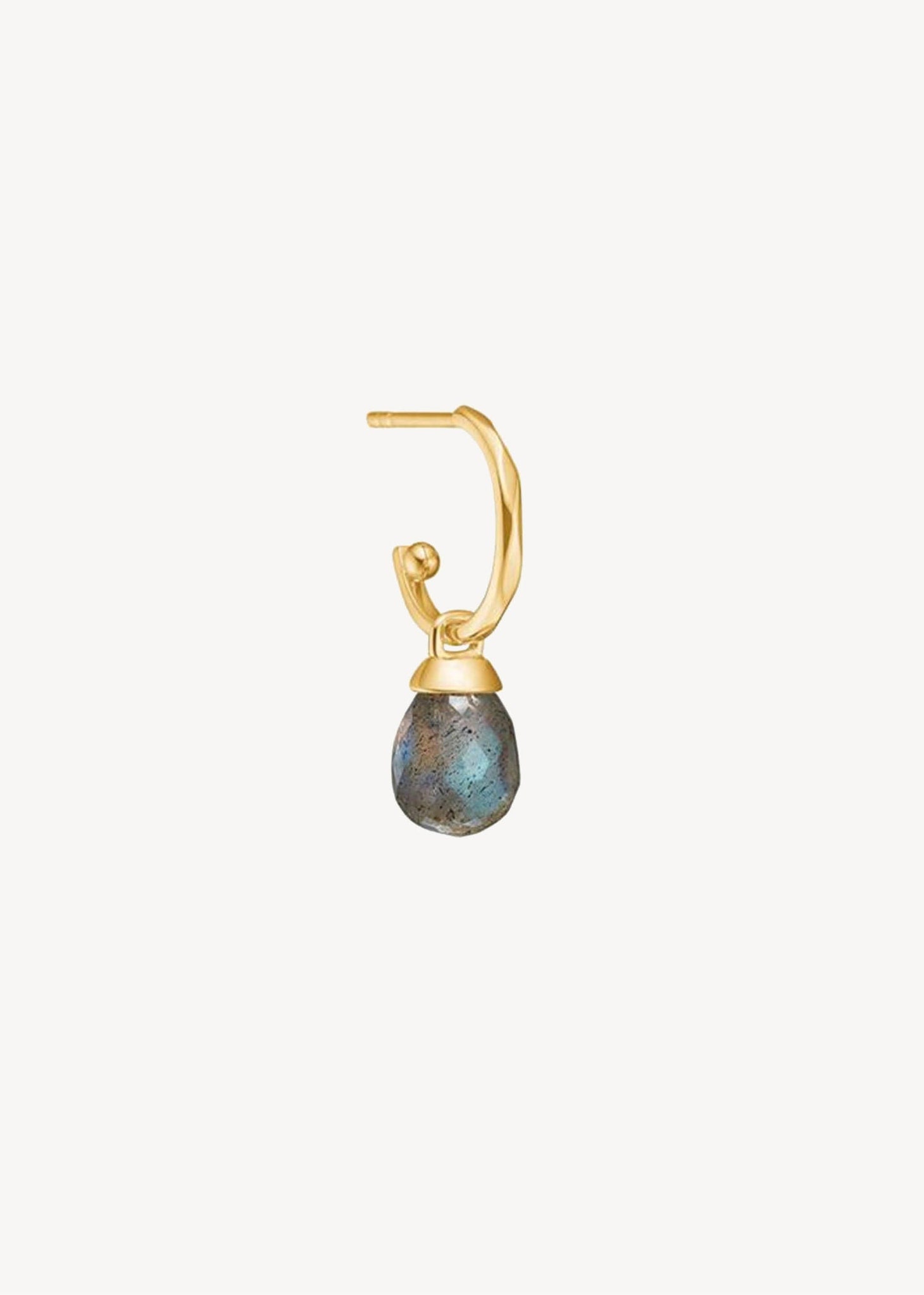 10-Karat Drop charm mit Labradorit