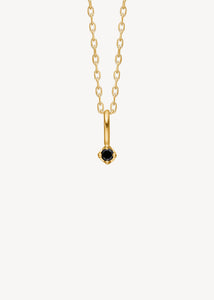 10-karat Prism Anhänger mit schwarzem Diamant