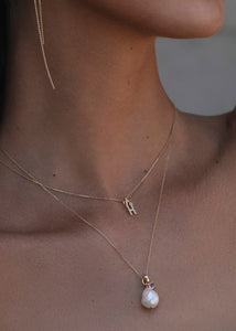 10-Karat Prism Anhänger mit grünem Turmalin