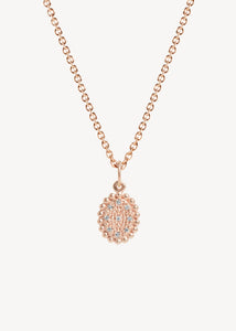 10-Karat roségold Elanor Anhänger mit Diamant