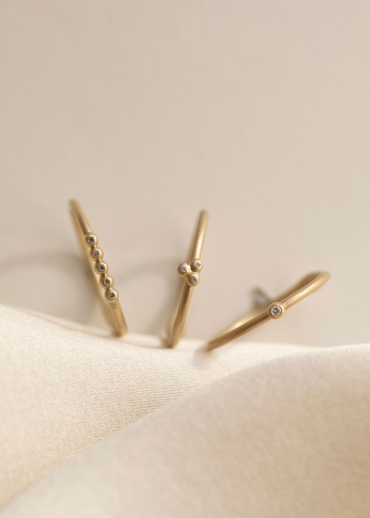 10-Karat Reine ring mit Champagner Diamant