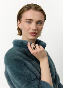 10-karat Stella ring mit London Blau Topas - 10x14mm