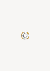 10-Karat Prism Ohrstecker mit Diamant