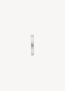 Hoop ørering i 925 sterling sølv med kliklås og nålestriber til charms 